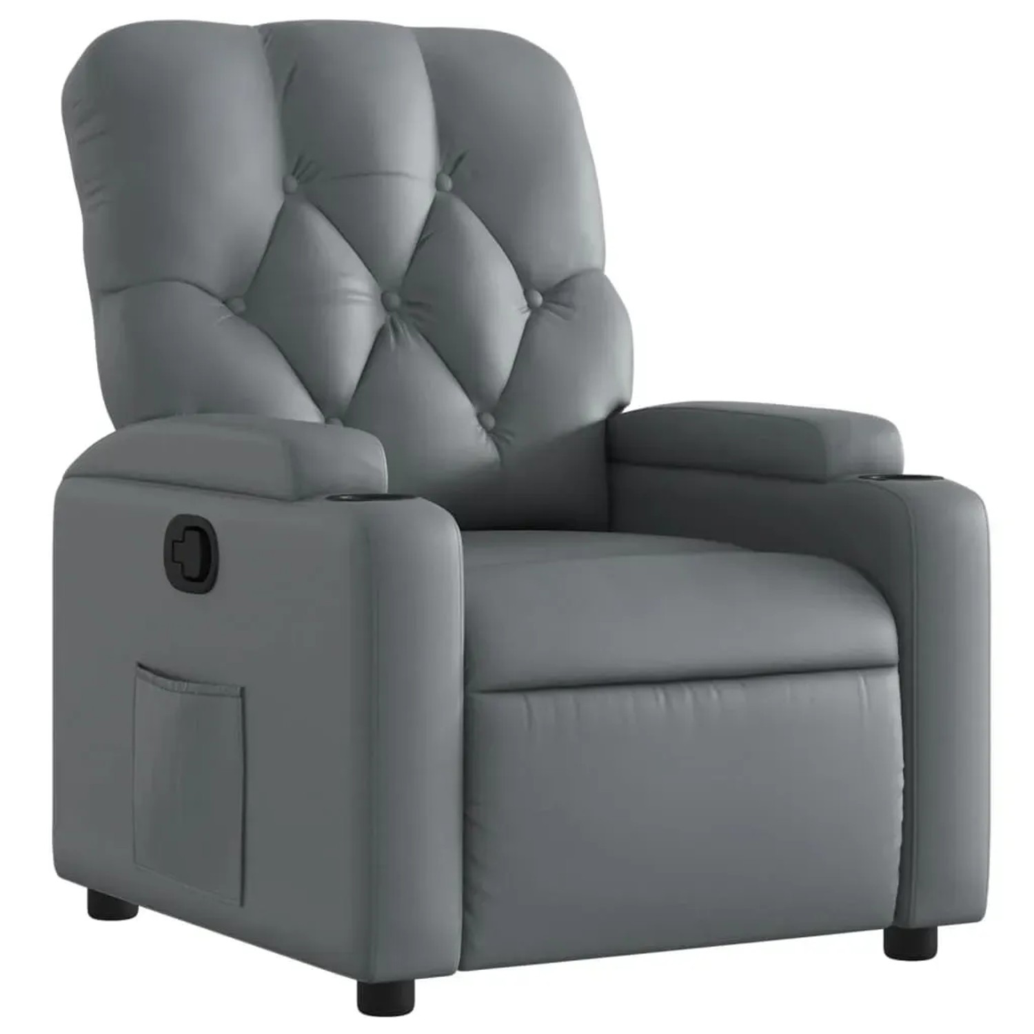 vidaXL Relaxsessel Grau Kunstleder Modell 26
