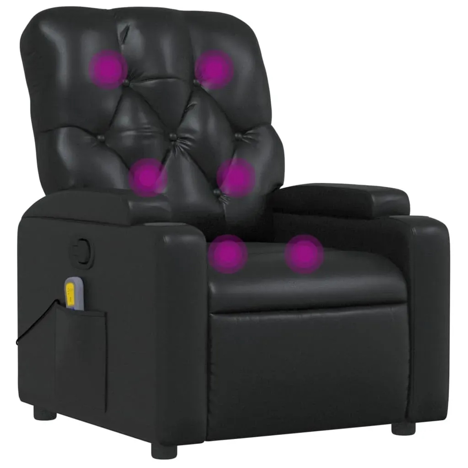 vidaXL Massagesessel Schwarz Kunstleder Modell 10