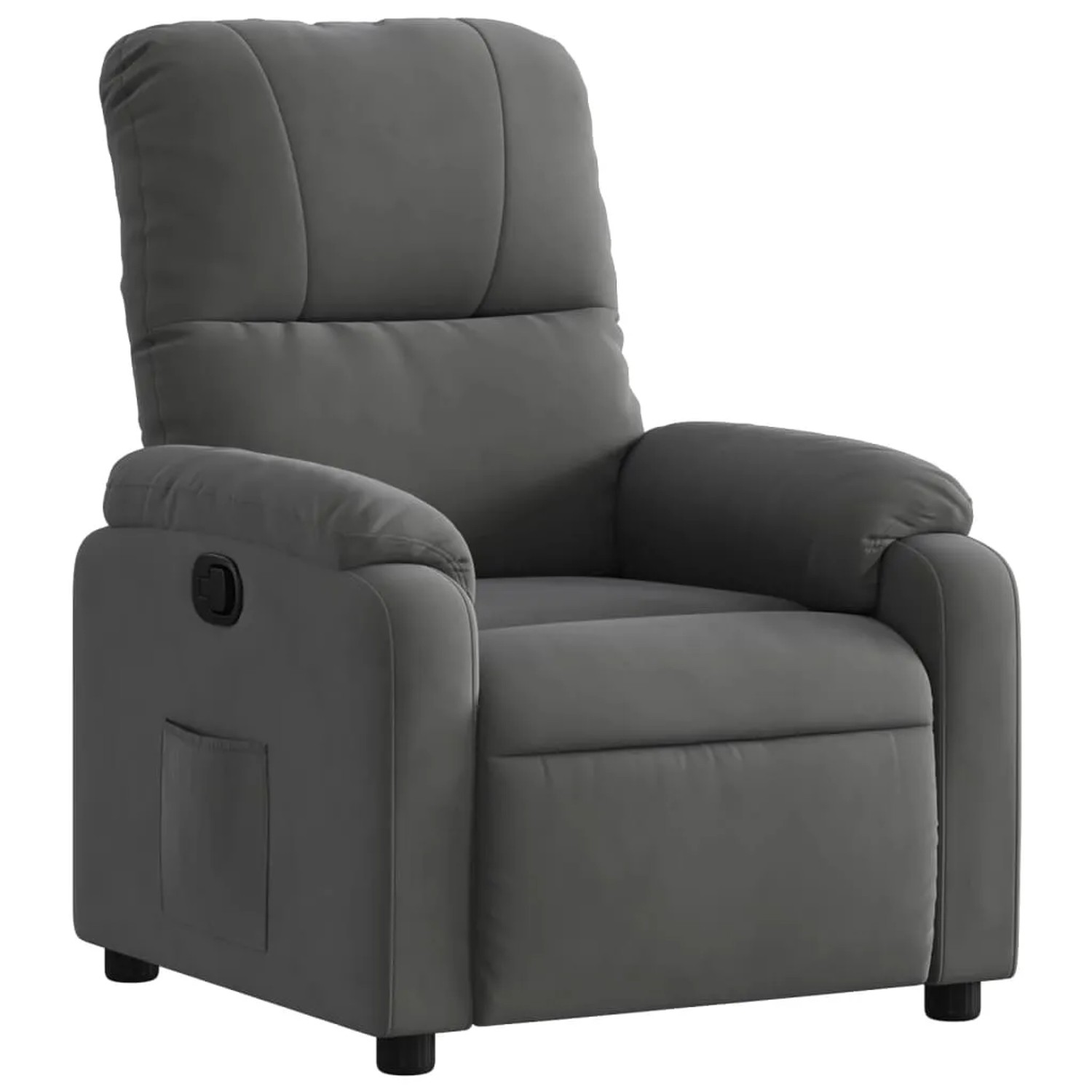 vidaXL Relaxsessel Dunkelgrau Mikrofasergewebe Modell 4