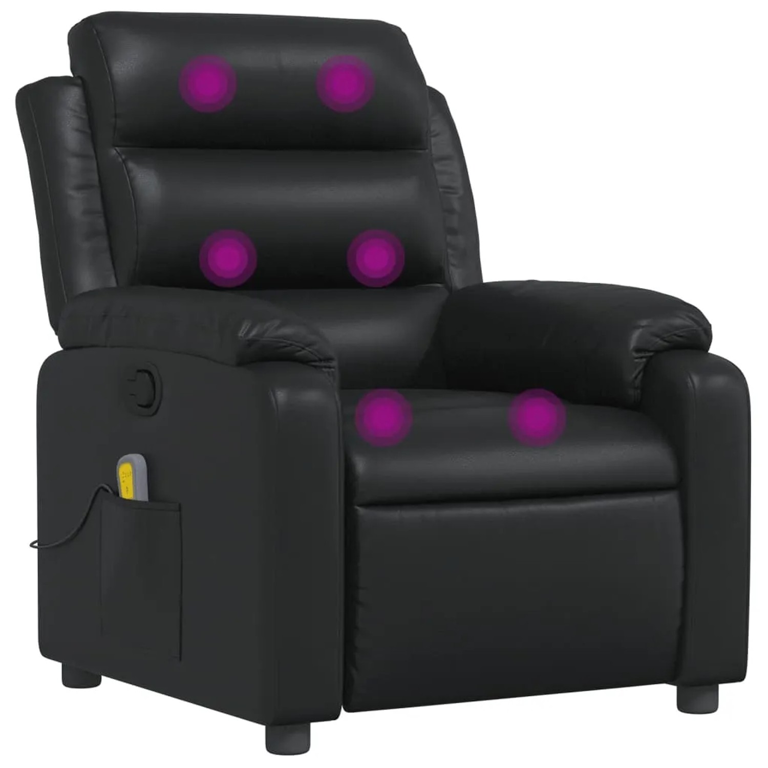 vidaXL Massagesessel Schwarz Kunstleder Modell 11