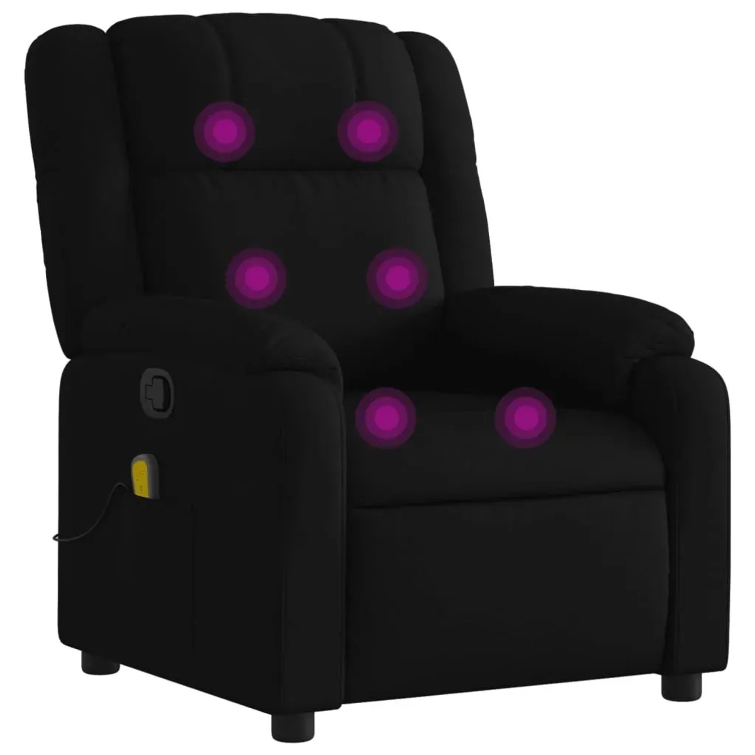 vidaXL Massagesessel Schwarz Stoff Modell 9