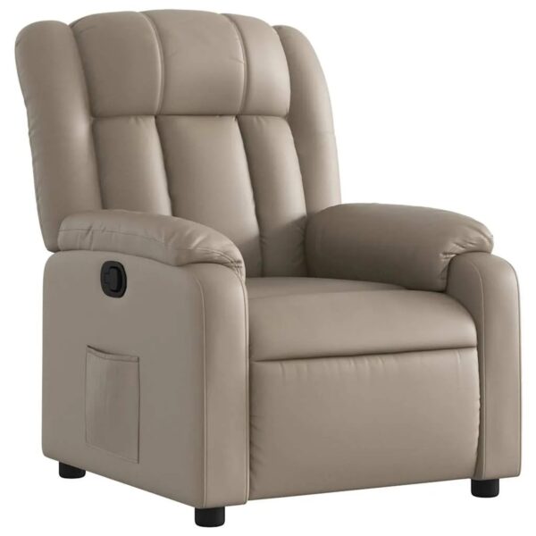 vidaXL Relaxsessel Cappuccino-Braun Kunstleder 373566