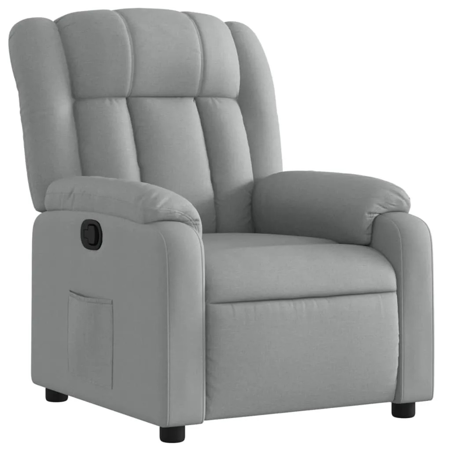 vidaXL Relaxsessel Hellgrau Stoff 373574