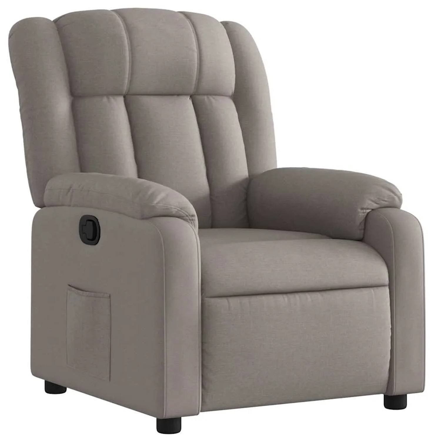 vidaXL Relaxsessel Taupe Stoff 373582