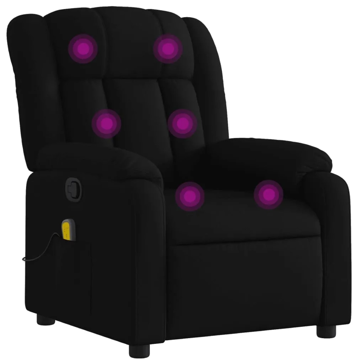 vidaXL Massagesessel Schwarz Stoff Modell 12