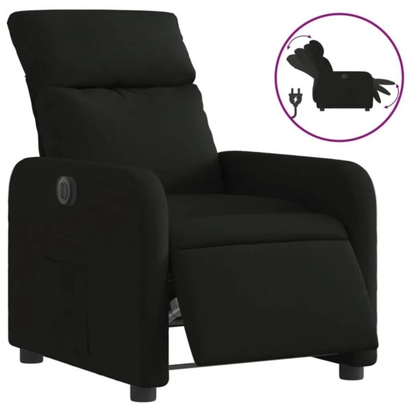 vidaXL Relaxsessel Elektrisch Schwarz Stoff Modell 39