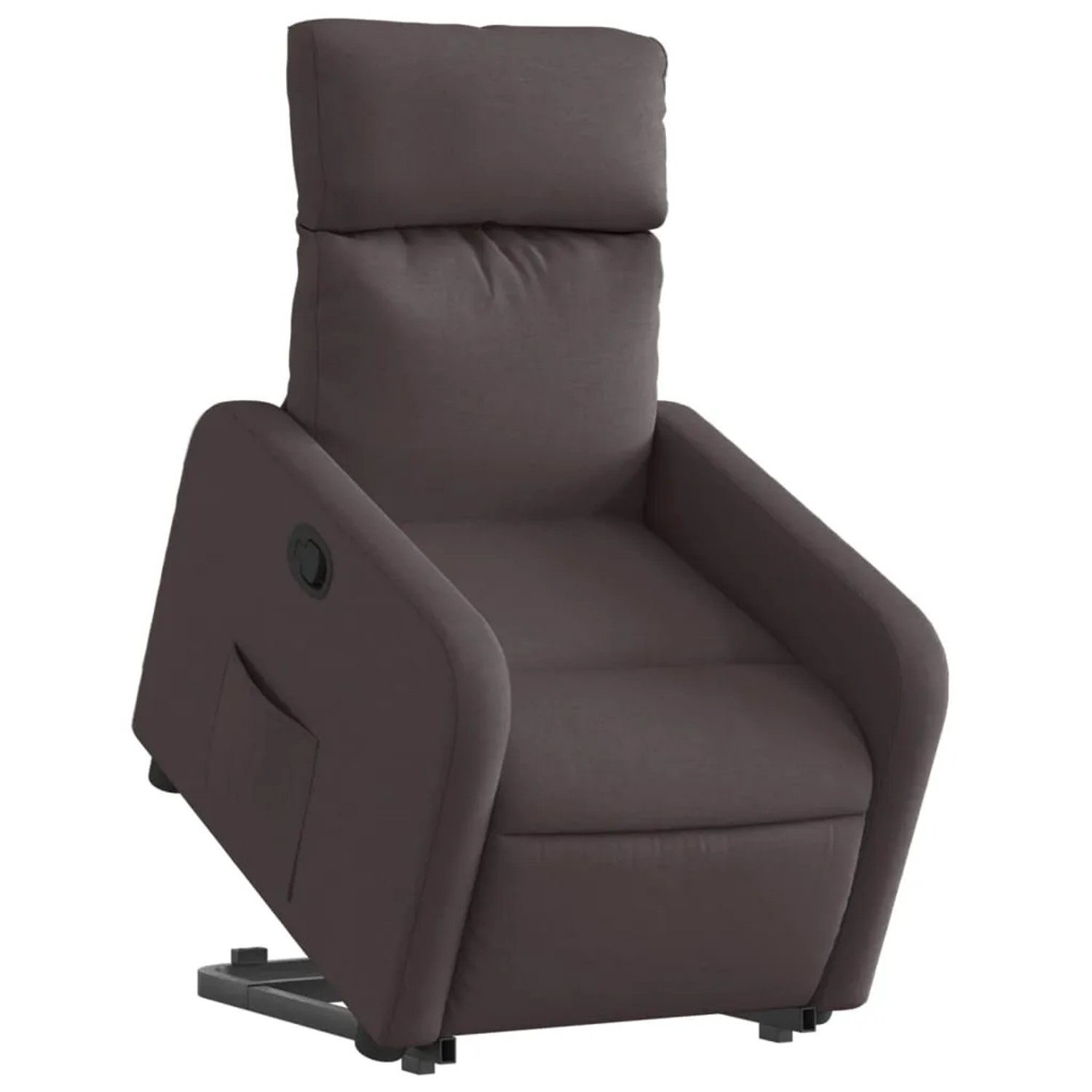 vidaXL Relaxsessel mit Aufstehhilfe Dunkelbraun Stoff Modell 25