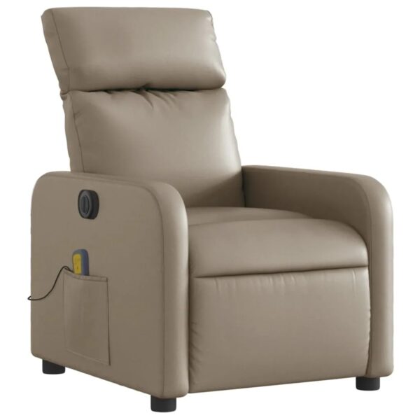 vidaXL Massagesessel Elektrisch Cappuccino-Braun Kunstleder Modell 9 vidaXL Massagesessel Elektrisch Cappuccino-Braun Kunstleder Modell 9