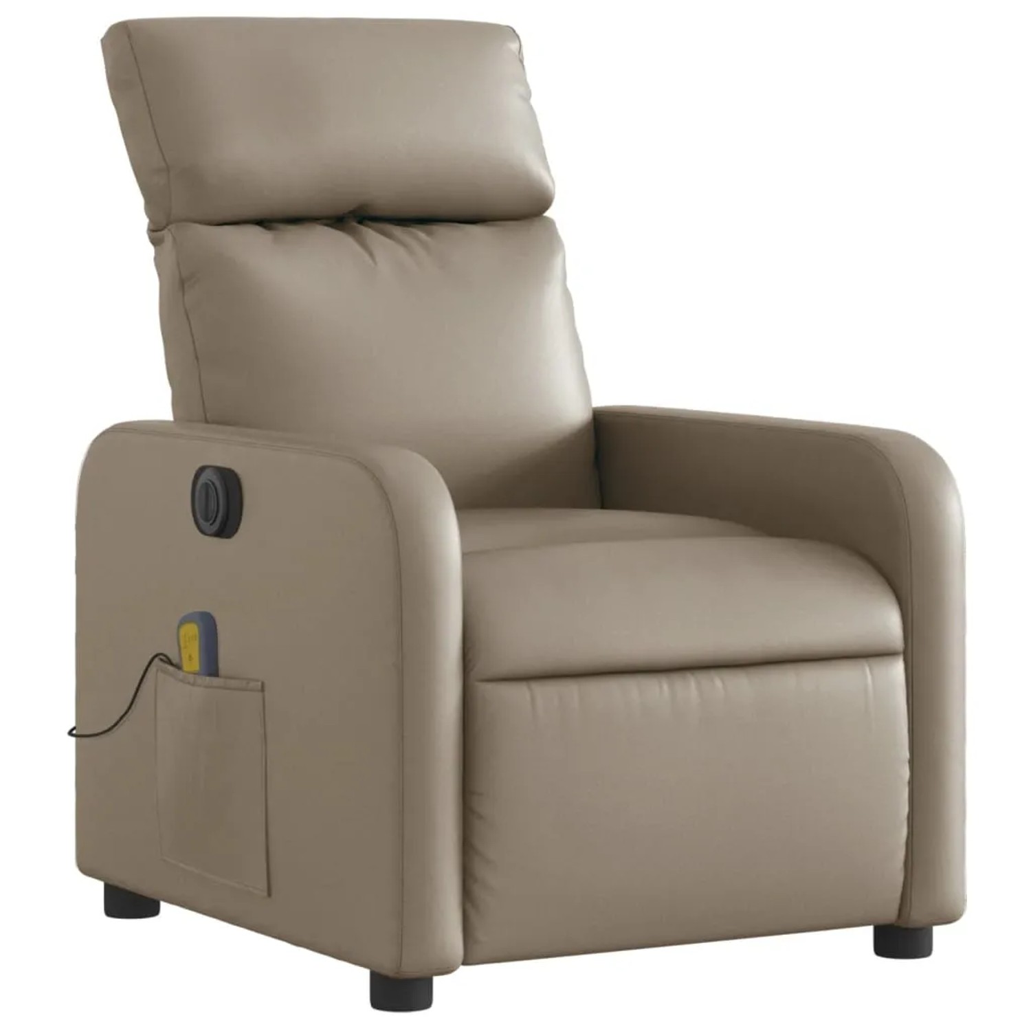 vidaXL Massagesessel Elektrisch Cappuccino-Braun Kunstleder Modell 9