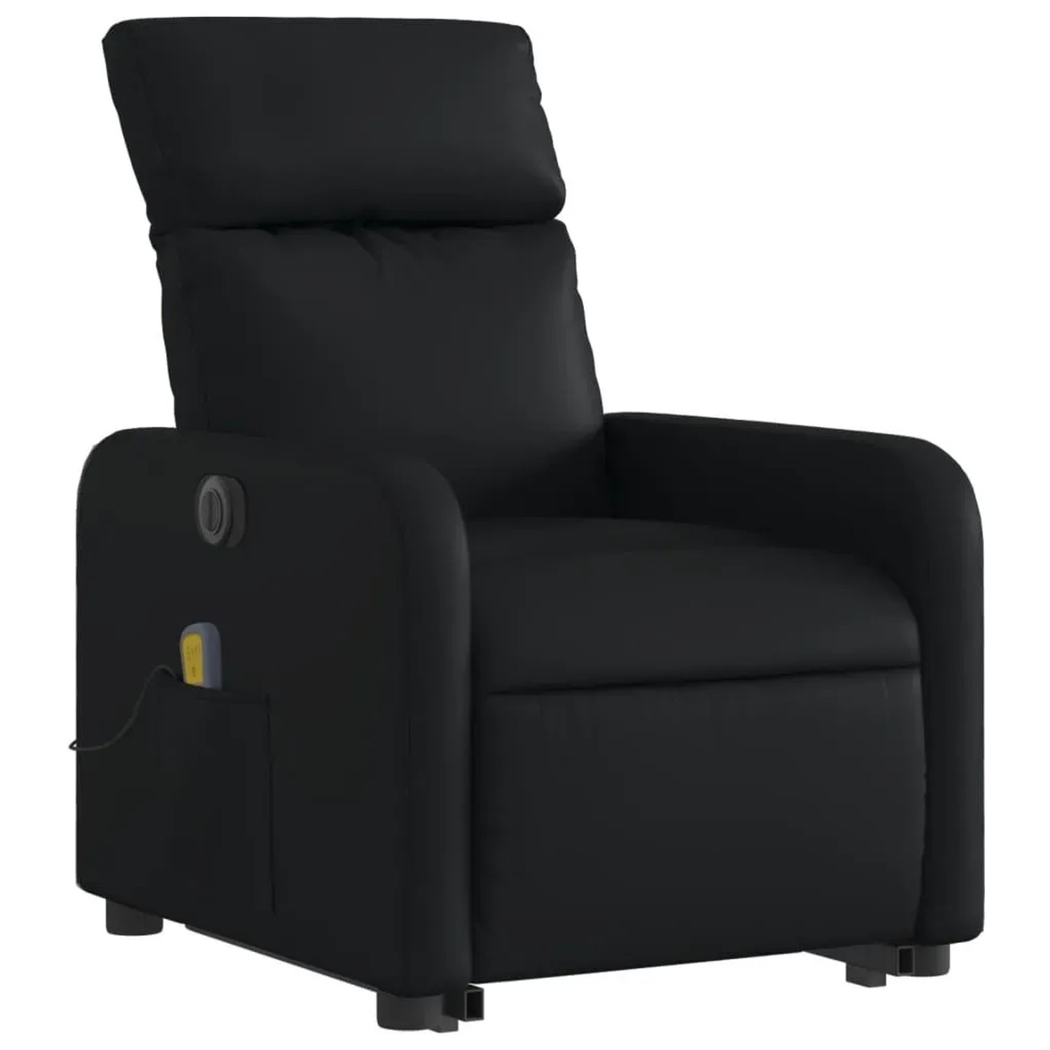 vidaXL Massagesessel mit Aufstehhilfe Elektrisch Schwarz Kunstleder Modell 13