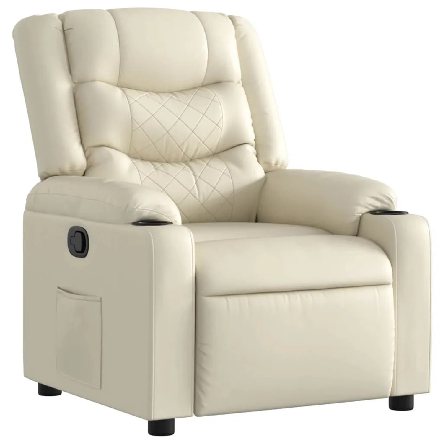 vidaXL Relaxsessel Creme Kunstleder 374120