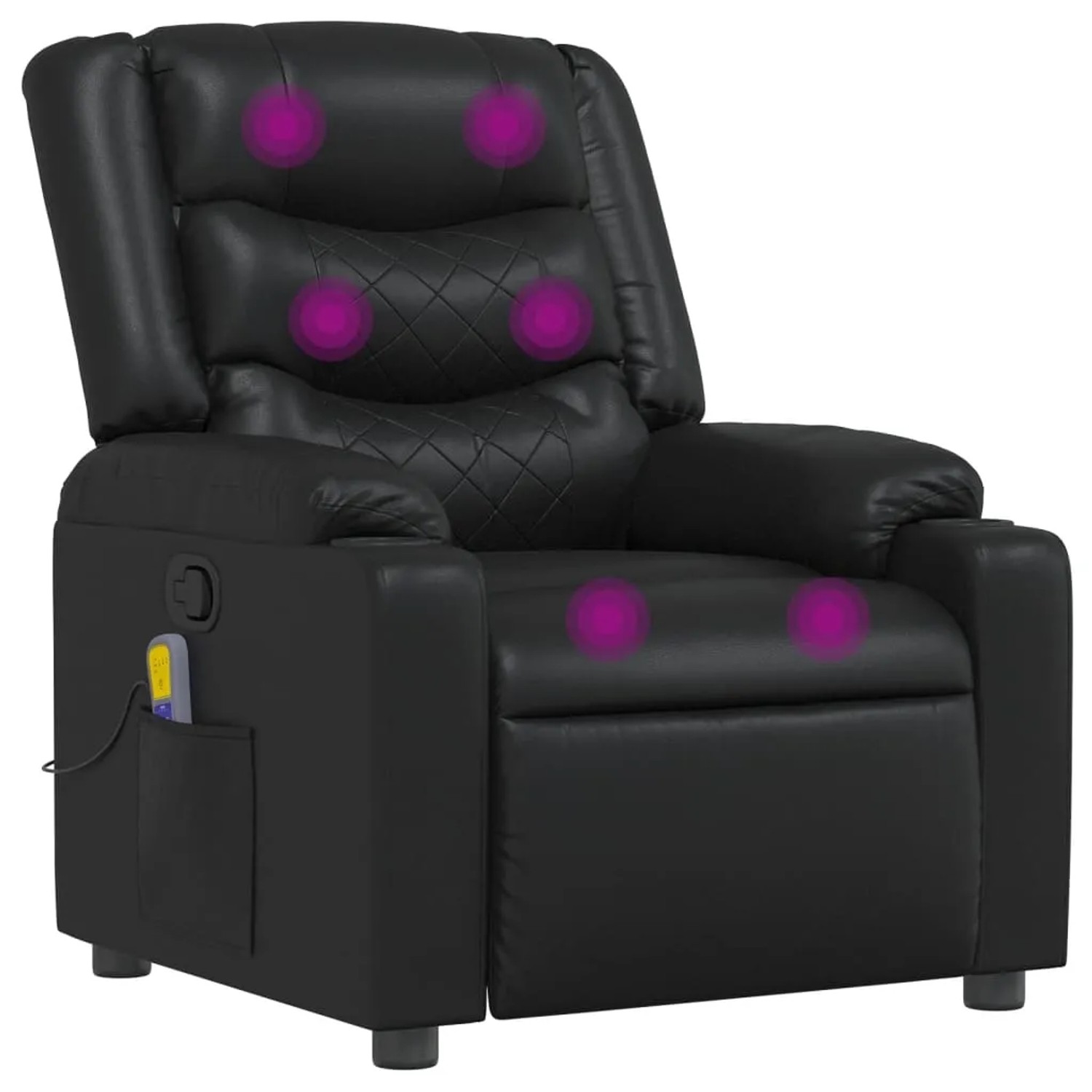 vidaXL Massagesessel Schwarz Kunstleder Modell 15