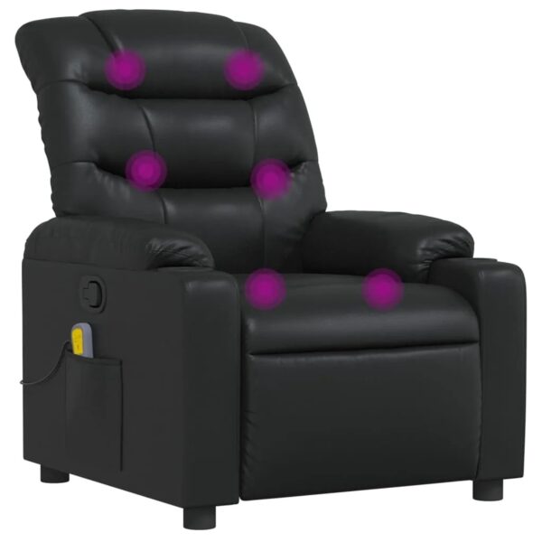 vidaXL Massagesessel Schwarz Kunstleder Modell 14