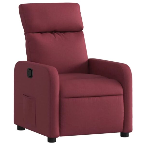 vidaXL Relaxsessel Weißrot Stoff Modell 62 vidaXL Relaxsessel Weißrot Stoff Modell 62