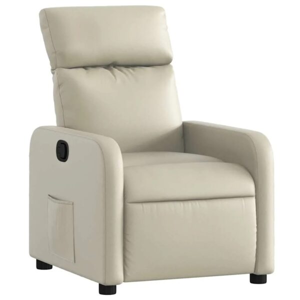 vidaXL Relaxsessel Creme Kunstleder 374184