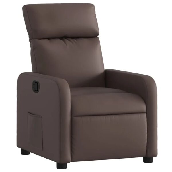 vidaXL Relaxsessel Braun Kunstleder Modell 37