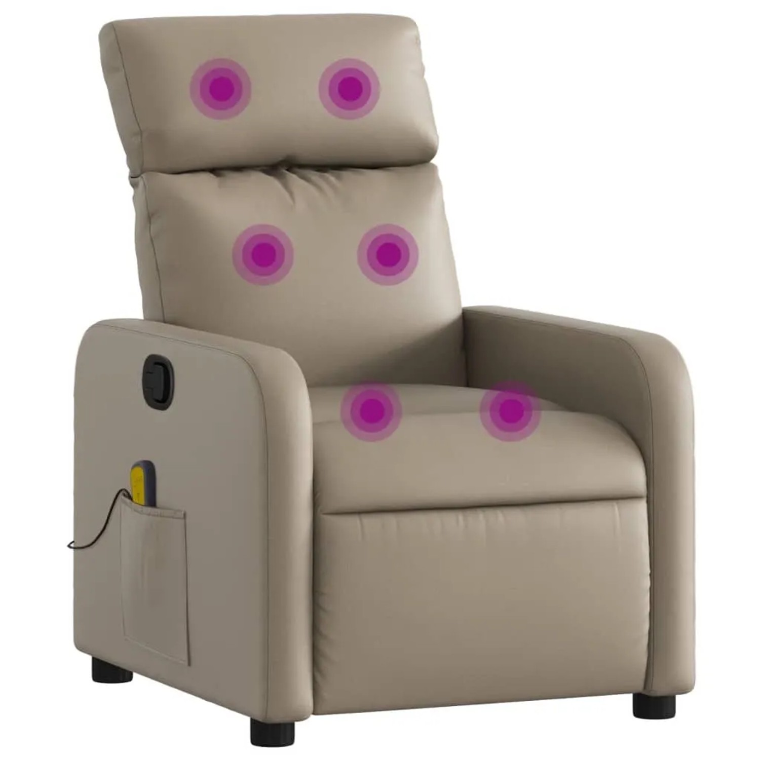 vidaXL Massagesessel Cappuccino-Braun Kunstleder Modell 11