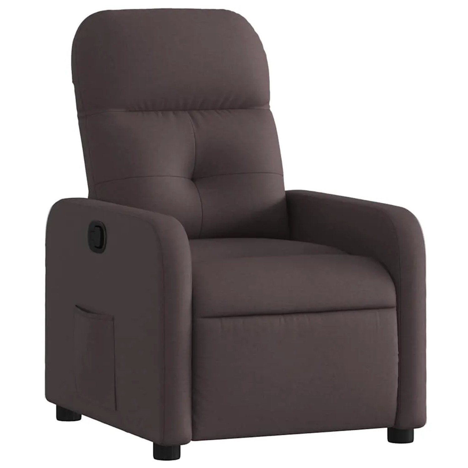 vidaXL Relaxsessel Dunkelbraun Stoff 374202