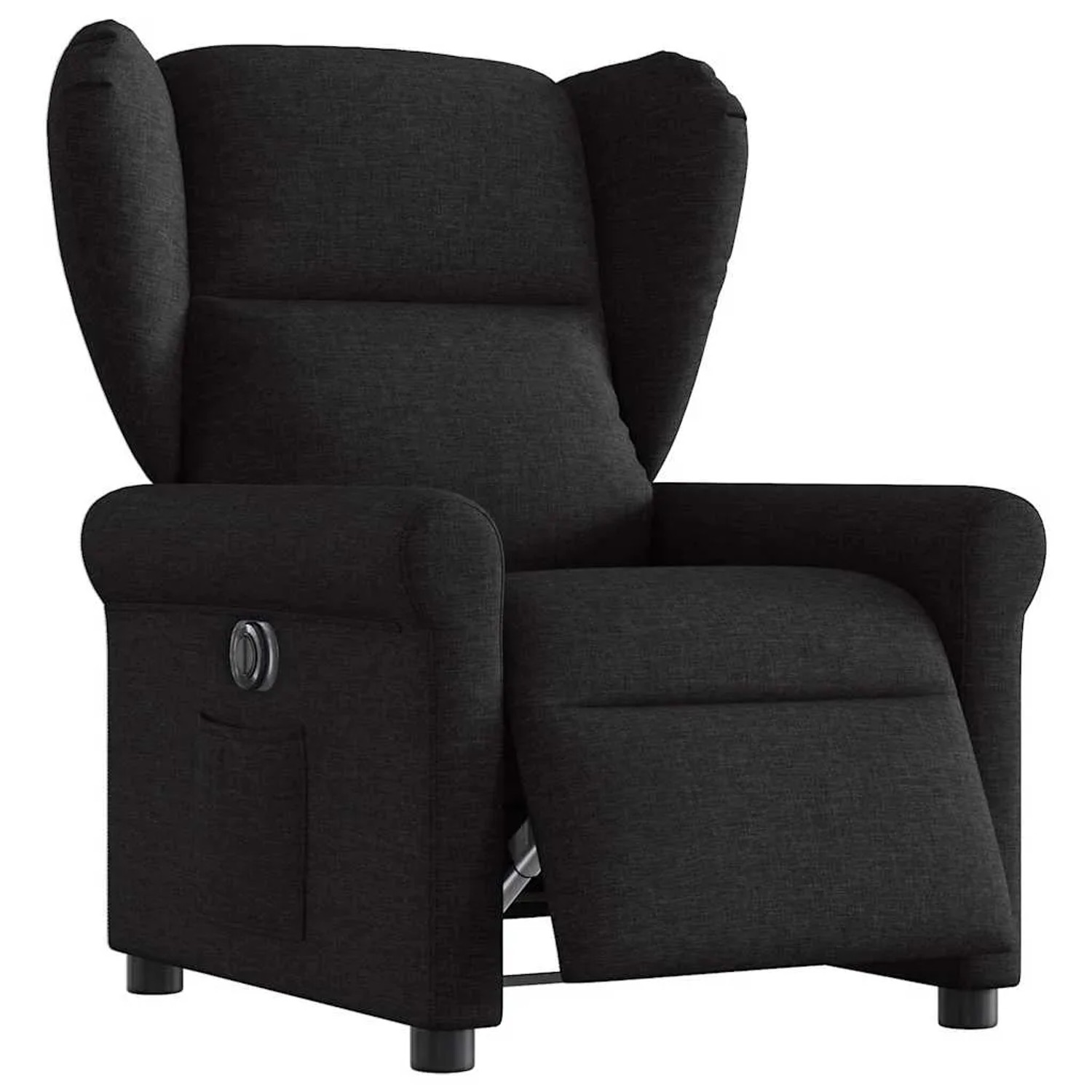 vidaXL Relaxsessel Elektrisch Schwarz Stoff 3303356
