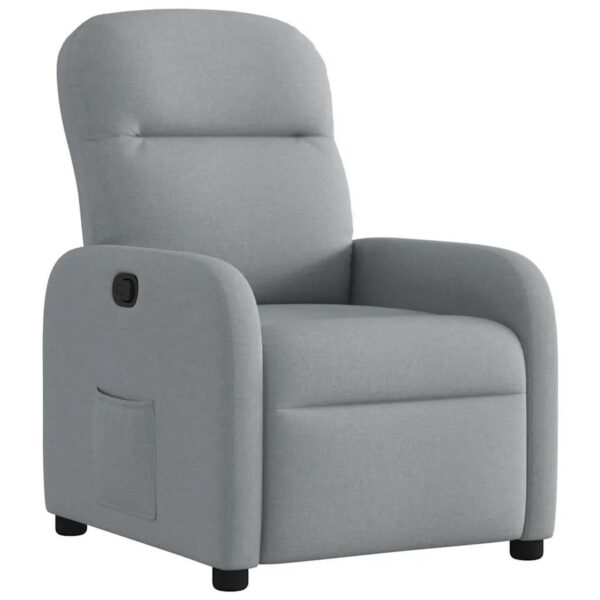 vidaXL Relaxsessel Hellgrau Stoff 4015522