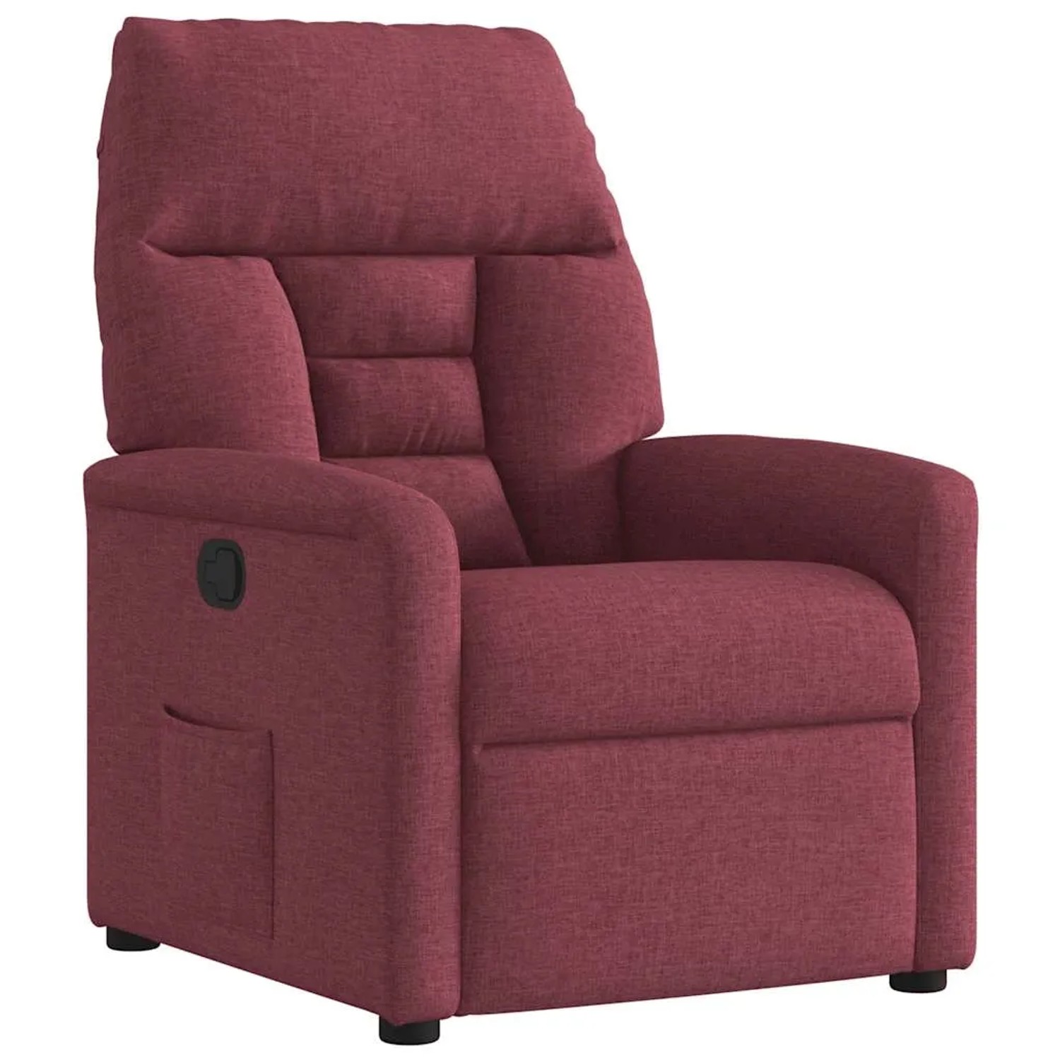 vidaXL Relaxsessel Weinrot Stoff 4015545