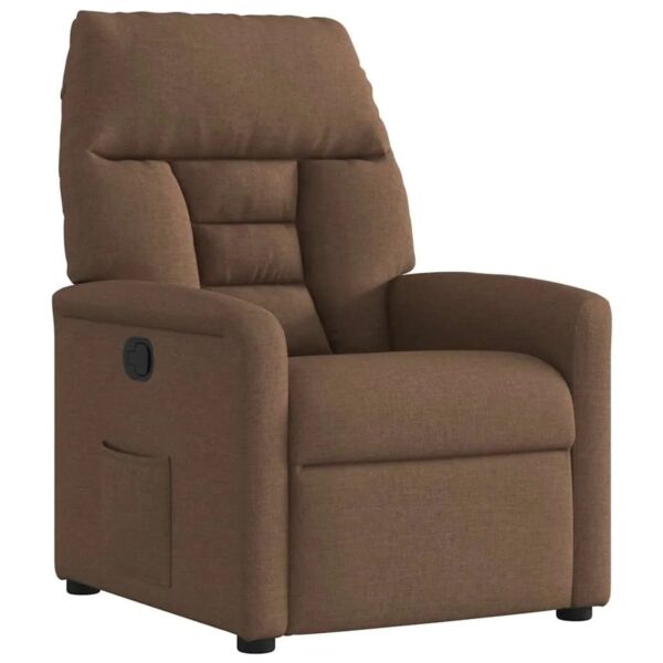 vidaXL Relaxsessel Braun Stoff 4015546