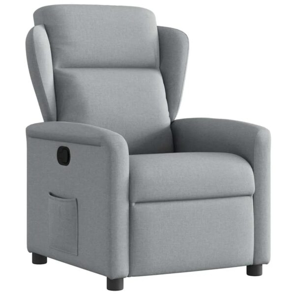 vidaXL Relaxsessel Hellgrau Stoff 4015576