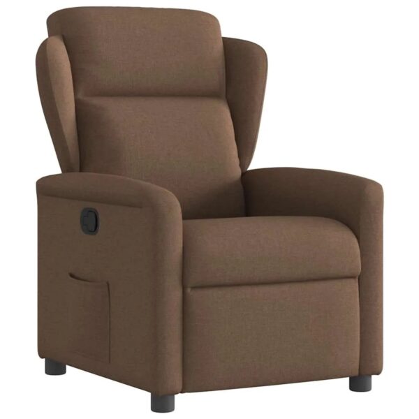 vidaXL Relaxsessel Braun Stoff 4015580