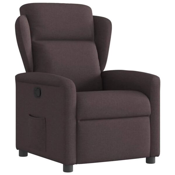 vidaXL Relaxsessel Dunkelbraun Stoff 4015581