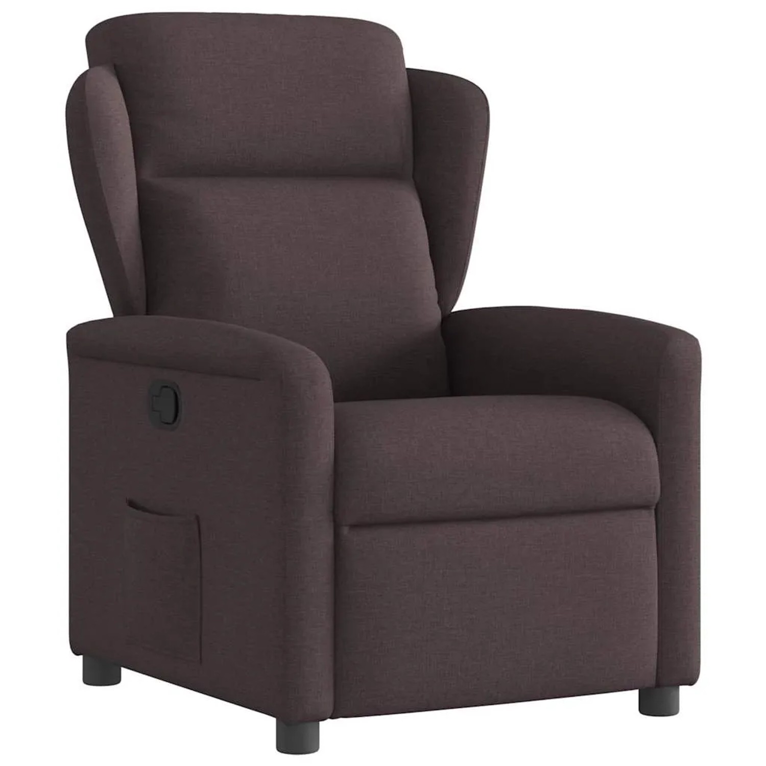 vidaXL Relaxsessel Dunkelbraun Stoff 4015581