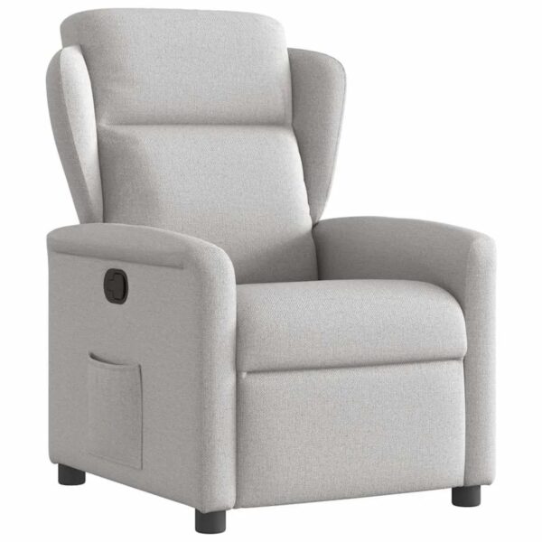 vidaXL Relaxsessel Wolkengrau Stoff 4015585 vidaXL Relaxsessel Wolkengrau Stoff 4015585