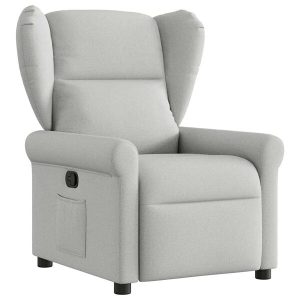 vidaXL Relaxsessel Wolkengrau Stoff 4015665