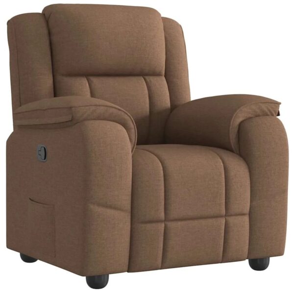 vidaXL Relaxsessel Braun Stoff 4015704
