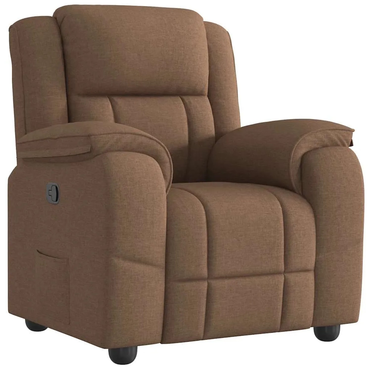 vidaXL Relaxsessel Braun Stoff 4015704