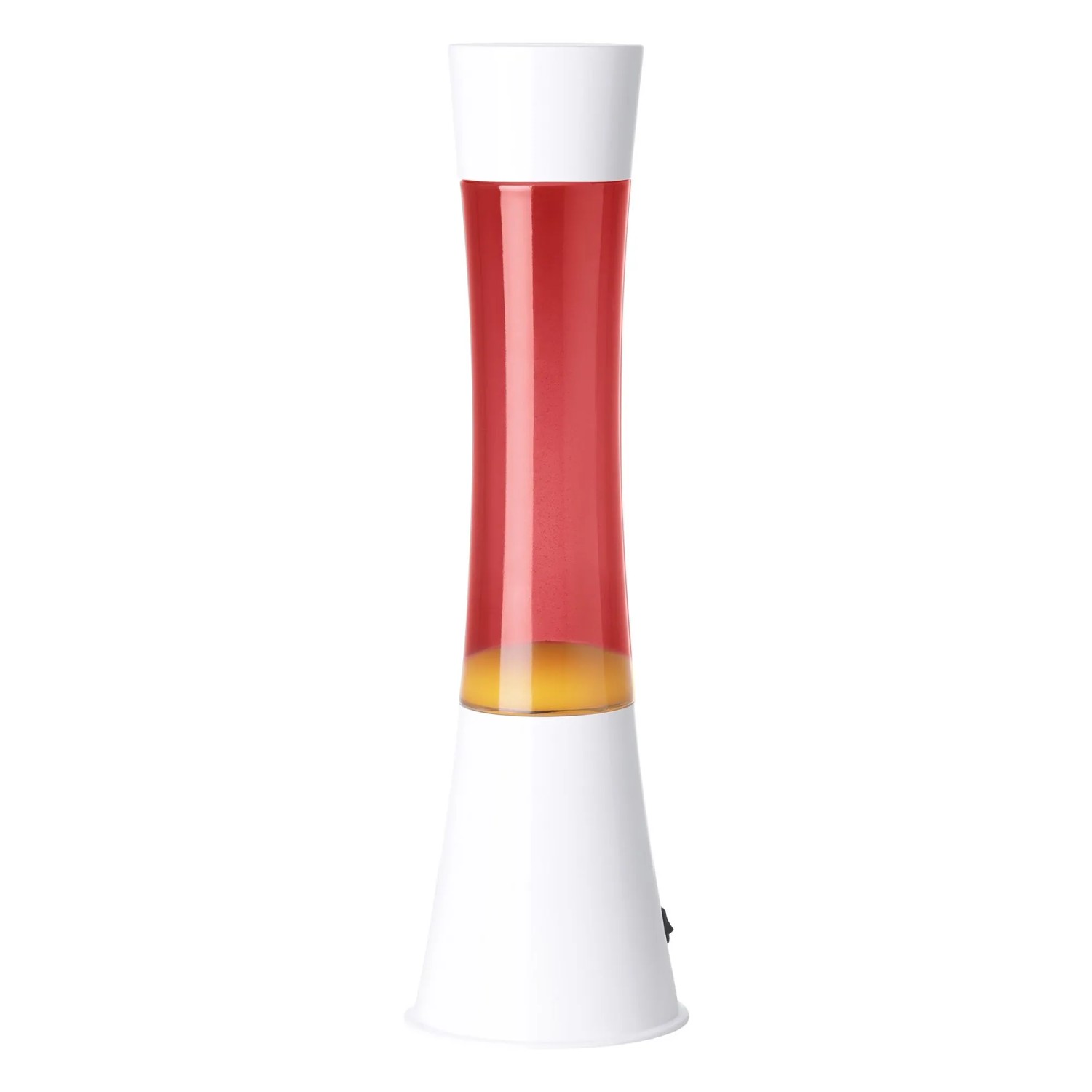 Eglo LED-Lavatischleuchte Weiss/Bordeaux/Orange, Höhe 39,5cm