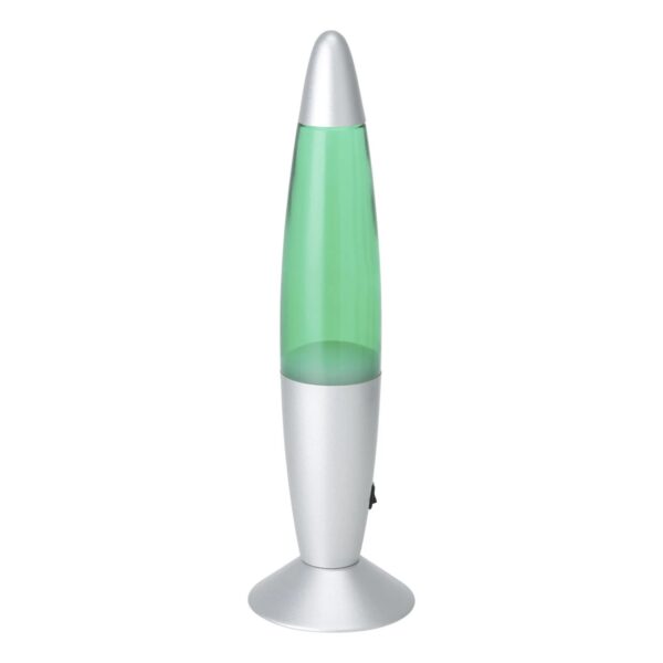 Eglo Tischlampe Lava Silber Grün Weiß 340 mm