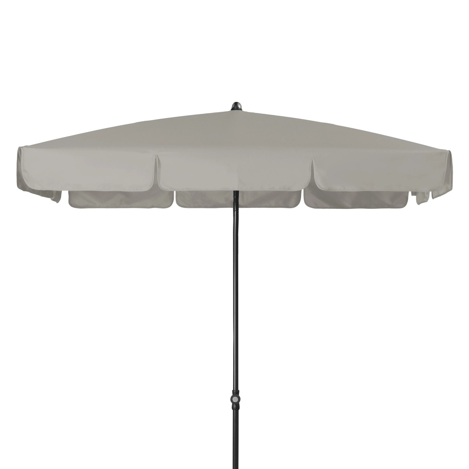 Doppler Balkonschirm 115 cm x 188 cm Hellgrau mit Knickfunktion