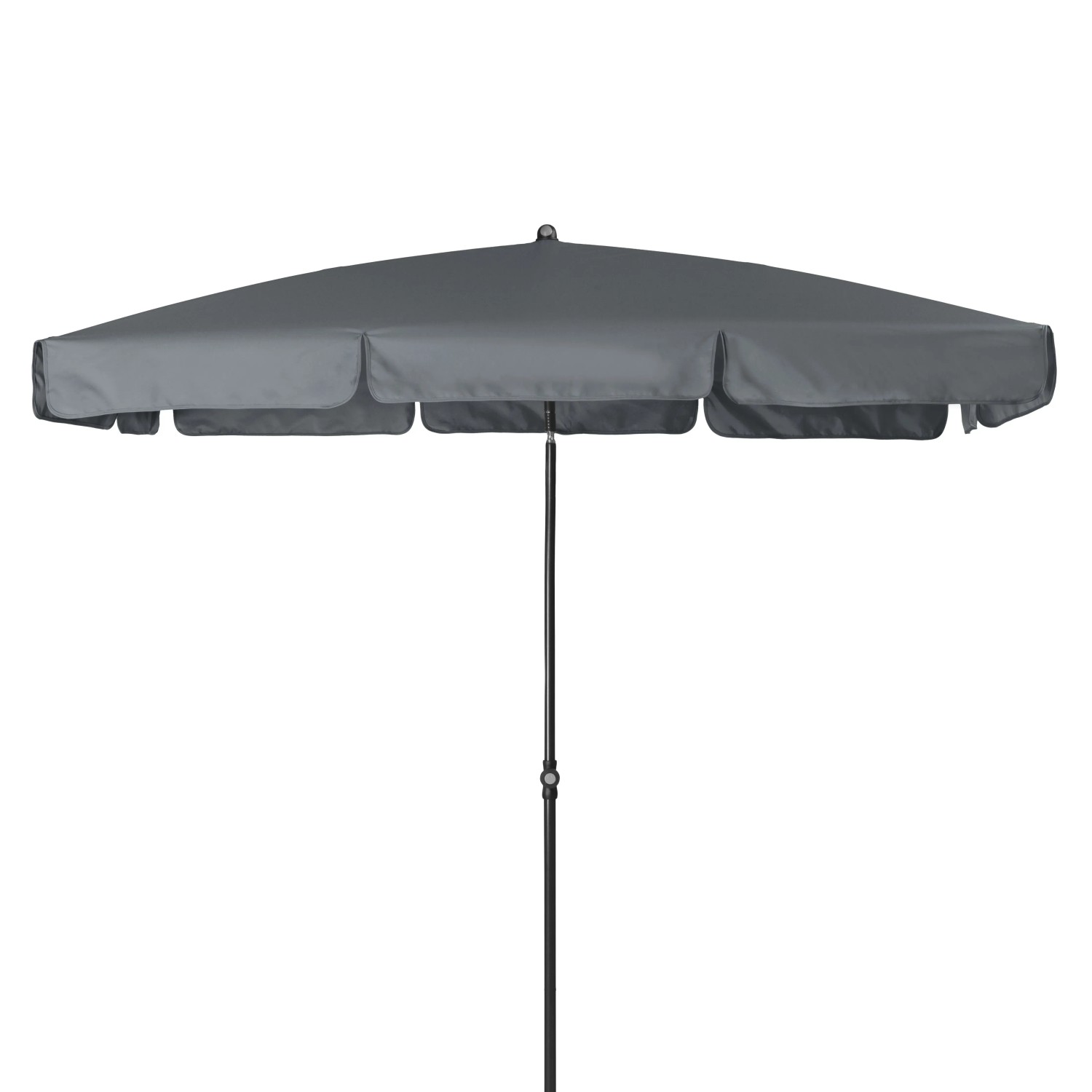 Doppler Balkonschirm 118 cm x 218 cm Anthrazit mit Knickfunktion