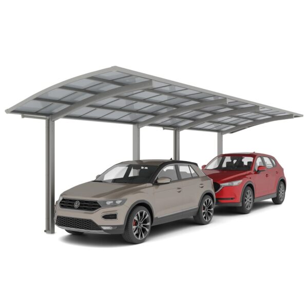 Ximax Carport Portoforte-60 Tandem Edelstahl-Look Ximax Carport Portoforte-60 Tandem Edelstahl-Look