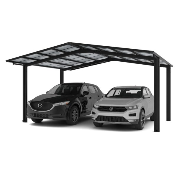 Ximax Alu Doppelcarport Linea Typ 60 Schwarz 546 x 495 cm Sonderfertigung Ximax Alu Doppelcarport Linea Typ 60 Schwarz 546 x 495 cm Sonderfertigung