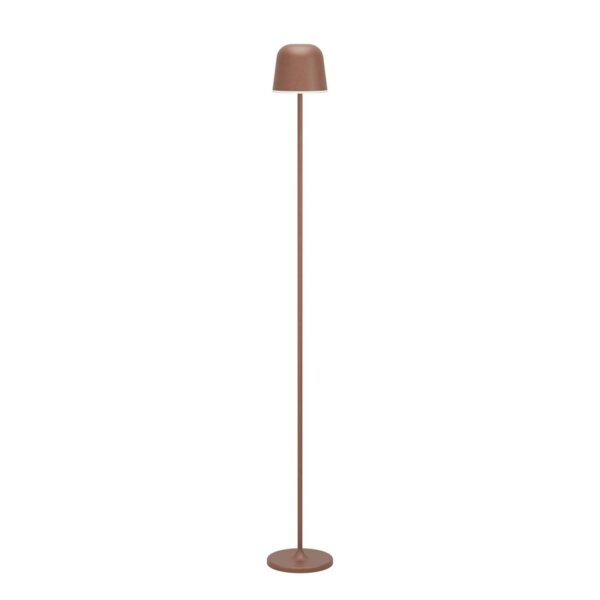 EGLO LED Akku Stehlampe MANNERA-L kabellose Touchdimmer Rostbraun IP54