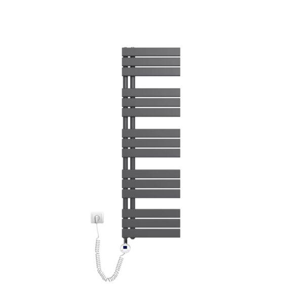 Emke Badheizkörper Elektrisch mit Thermostat und Timer für Handtuchwärmer 40x132cm 600W Anthrazit Emke Badheizkörper Elektrisch mit Thermostat und Timer für Handtuchwärmer 40x132cm 600W Anthrazit