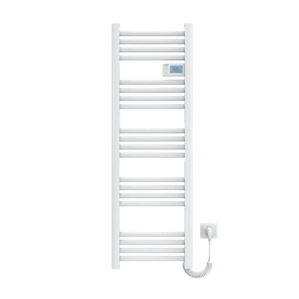 Emke Handtuchwärmer Elektrisch 120x40cm 450W Weiß Heizkörper mit Thermostat LED Display mit Temperatur Emke Handtuchwärmer Elektrisch 120x40cm 450W Weiß Heizkörper mit Thermostat LED Display mit Temperatur