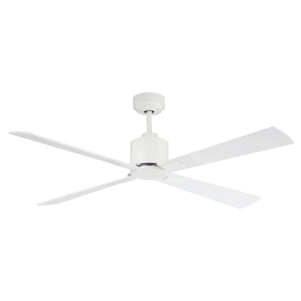 Lucci Air Energiespar Deckenventilator mit Fernbedienung Airfusion Climate DC Weiß 132 cm