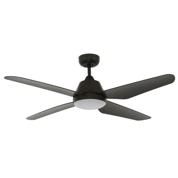 Lucci Air Deckenventilator mit LED Beleuchtung und Fernbedienung Airfusion Aria Schwarz 122 cm
