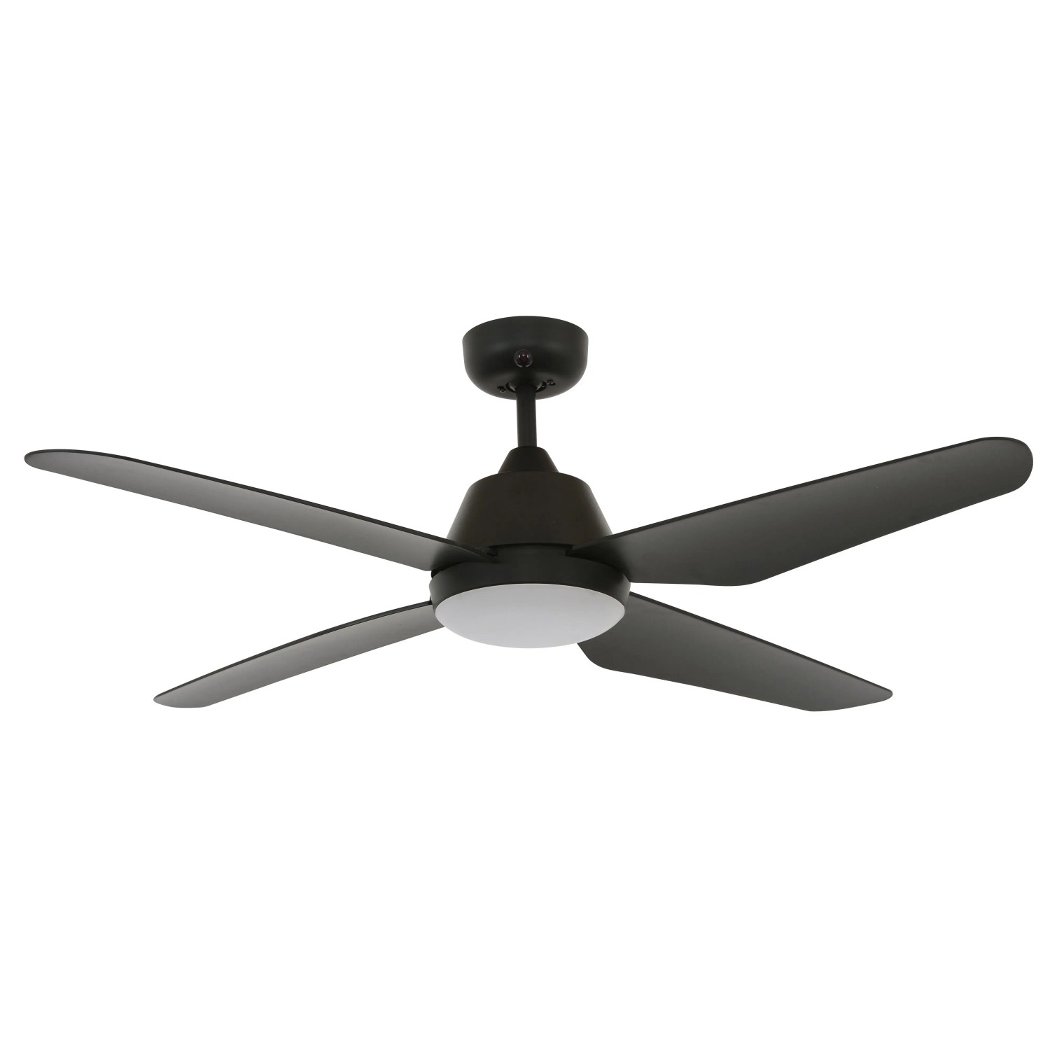 Lucci Air Deckenventilator mit LED Beleuchtung und Fernbedienung Airfusion Aria Schwarz 122 cm