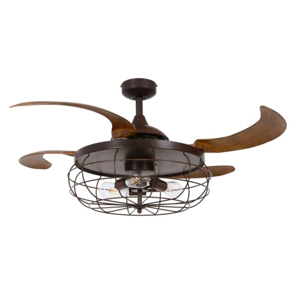 BEACON Deckenventilator Fanaway Industri Bronze 122 cm mit Beleuchtung und Fernbedienung BEACON Deckenventilator Fanaway Industri Bronze 122 cm mit Beleuchtung und Fernbedienung