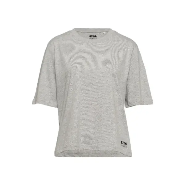STIHL T-Shirt Damen SUSTAINABLE BOXY Grau STIHL T-Shirt Damen SUSTAINABLE BOXY Grau
