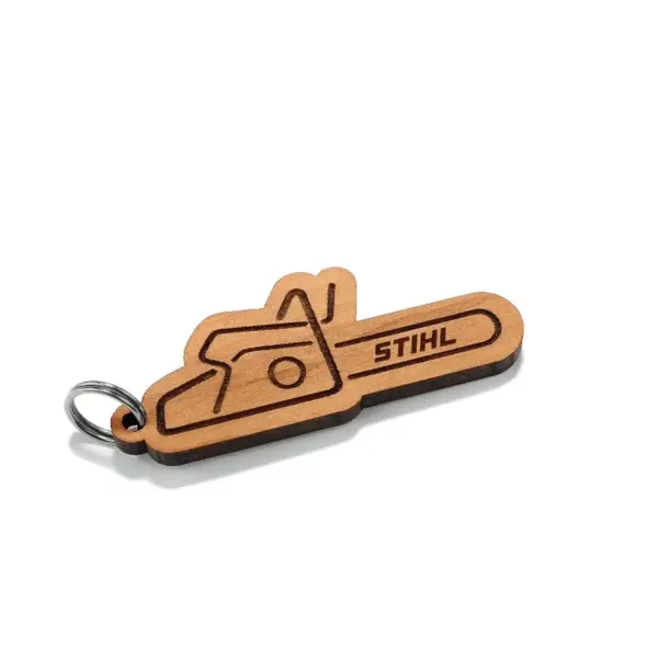 STIHL Schlüsselanhänger aus Holz