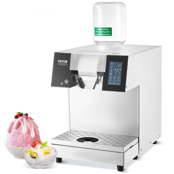 VEVOR Kommerzielle Schneeflocken-Eismaschine Schneeeisbereiter, Edelstahl-Eisrasierer VEVOR Kommerzielle Schneeflocken-Eismaschine Schneeeisbereiter, Edelstahl-Eisrasierer